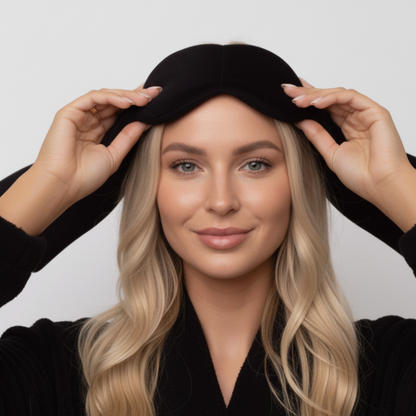 SleepCalmer™ Soft Weighted Eye Mask bybambi