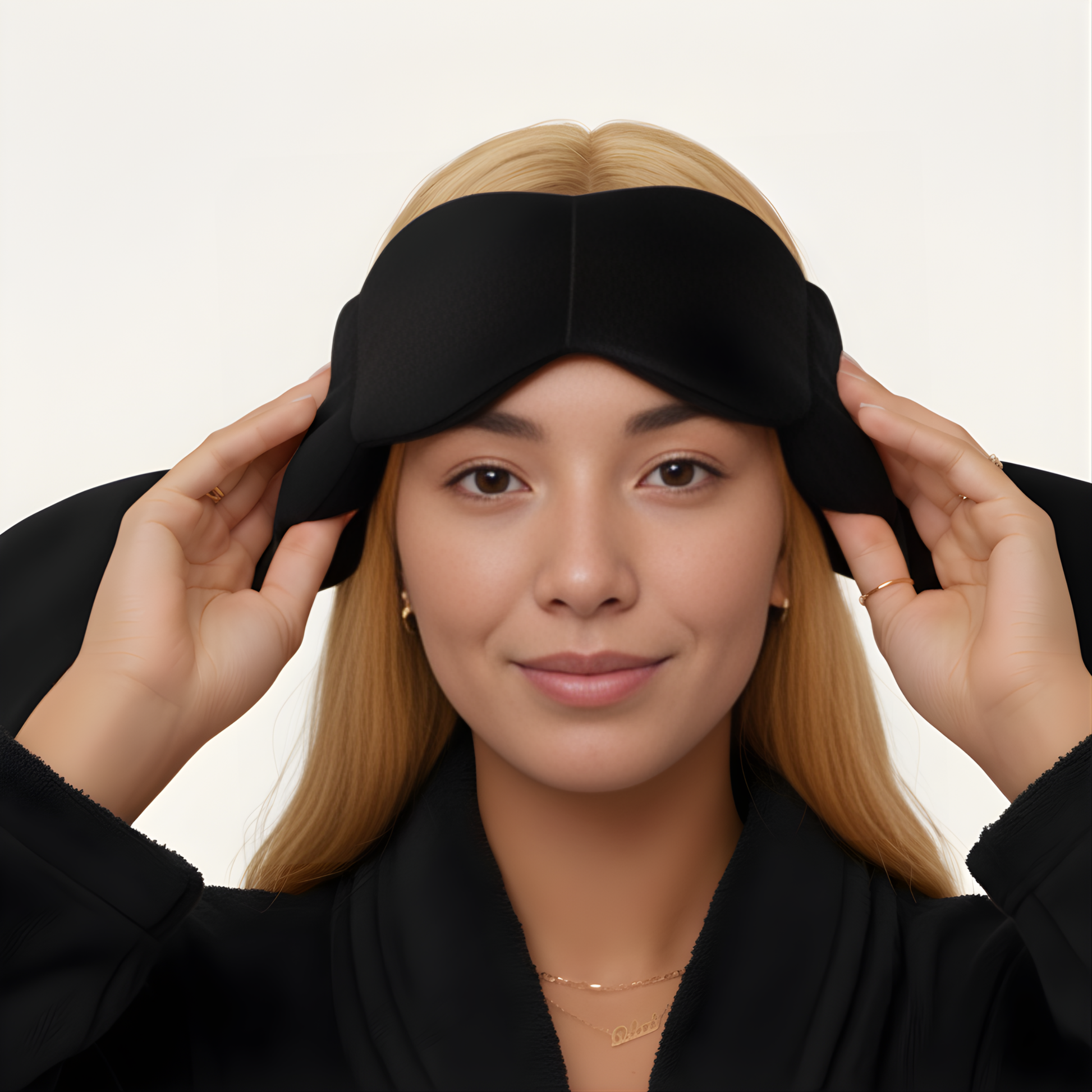 SleepCalmer™ Soft Weighted Eye Mask bybambi