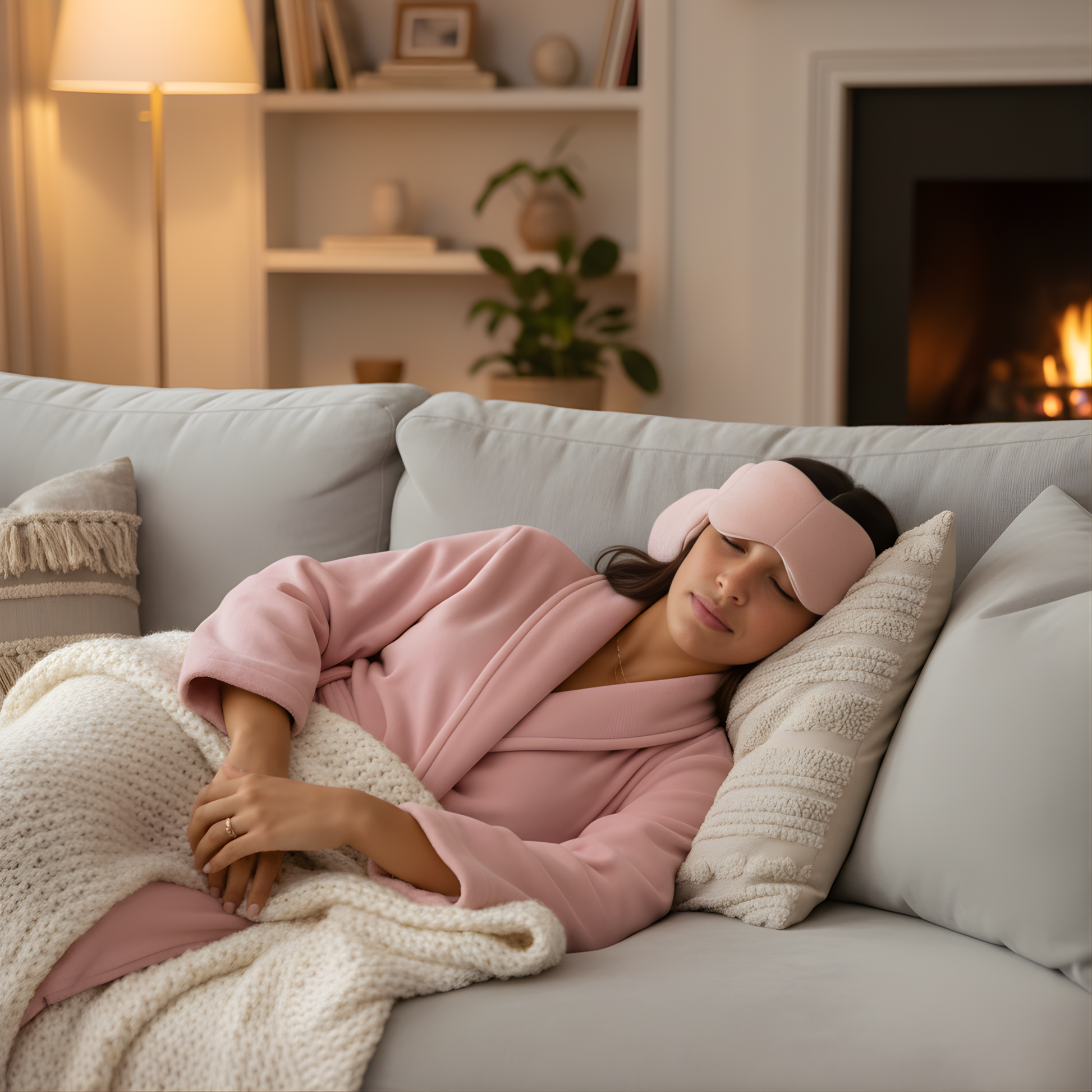 SleepCalmer™ Soft Weighted Eye Mask bybambi