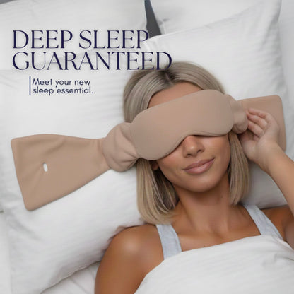 SleepCalmer™ Soft Weighted Eye Mask bybambi