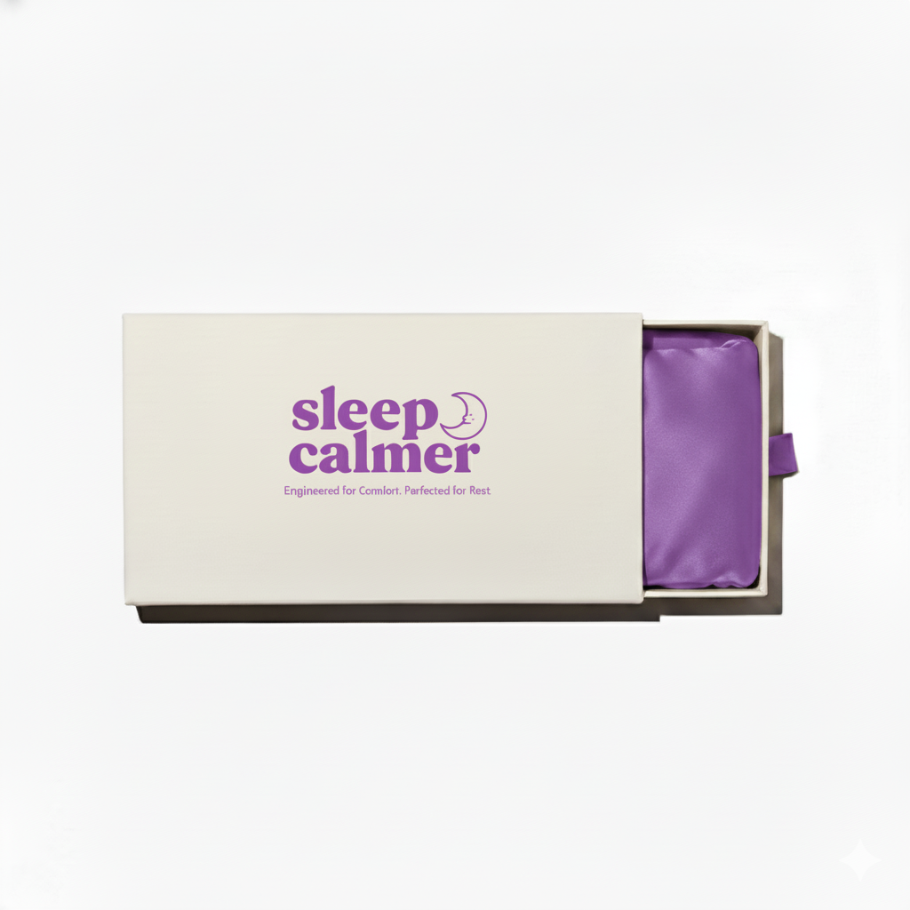SleepCalmer™ Soft Weighted Eye Mask bybambi