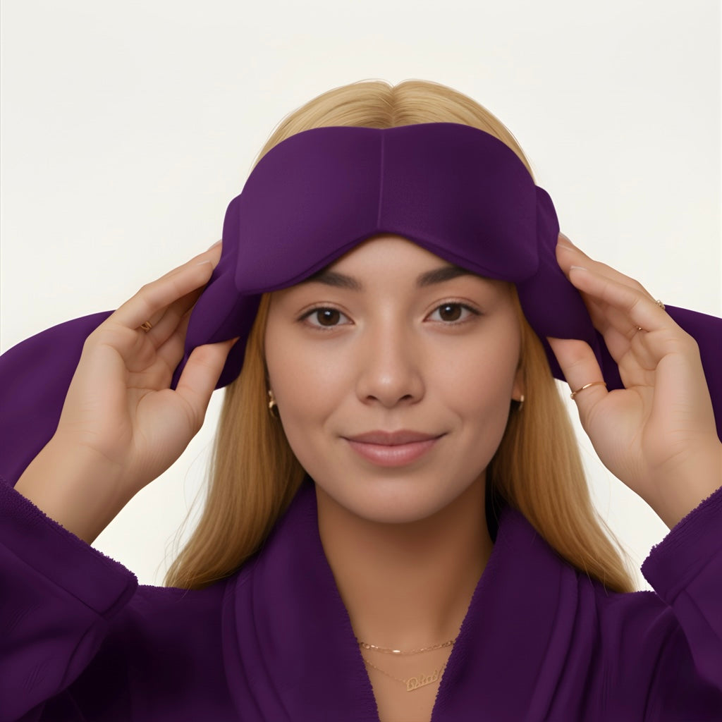 SleepCalmer™ Soft Weighted Eye Mask bybambi