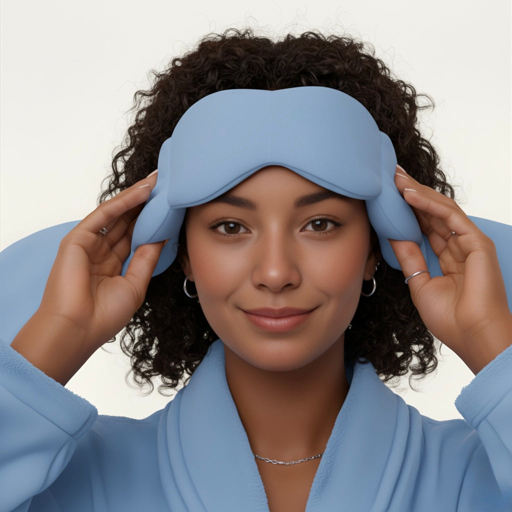 SleepCalmer™ Soft Weighted Eye Mask bybambi