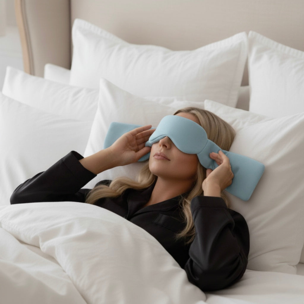 SleepCalmer™ Soft Weighted Eye Mask bybambi