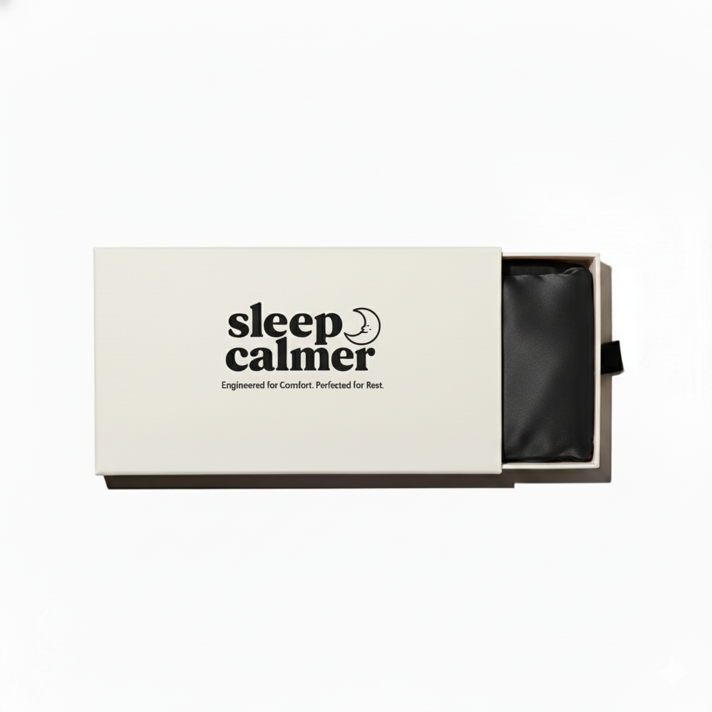 SleepCalmer™ Soft Weighted Eye Mask bybambi