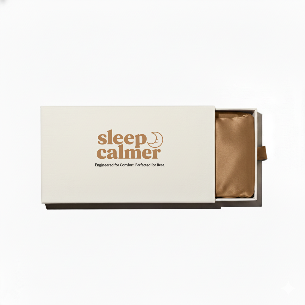 SleepCalmer™ Soft Weighted Eye Mask bybambi